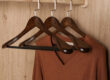 Custom logo wooden hangers for apparel brands