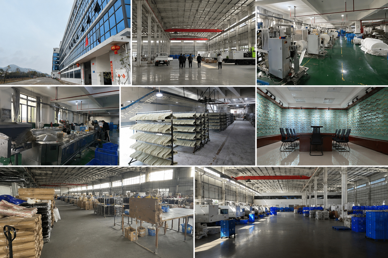 Hanger manufacturing factory overview