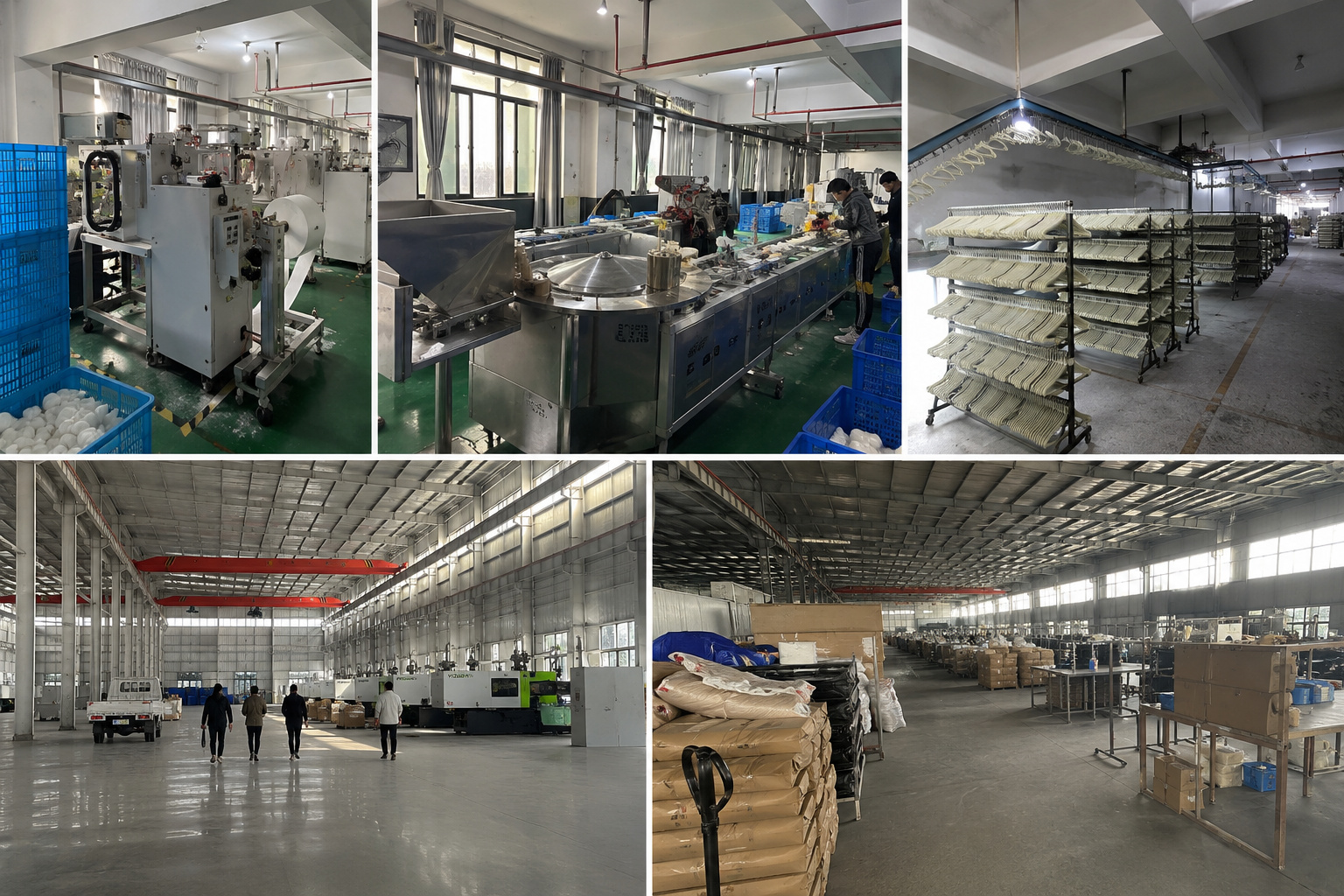 Hanger production workshop and manufacturing process
