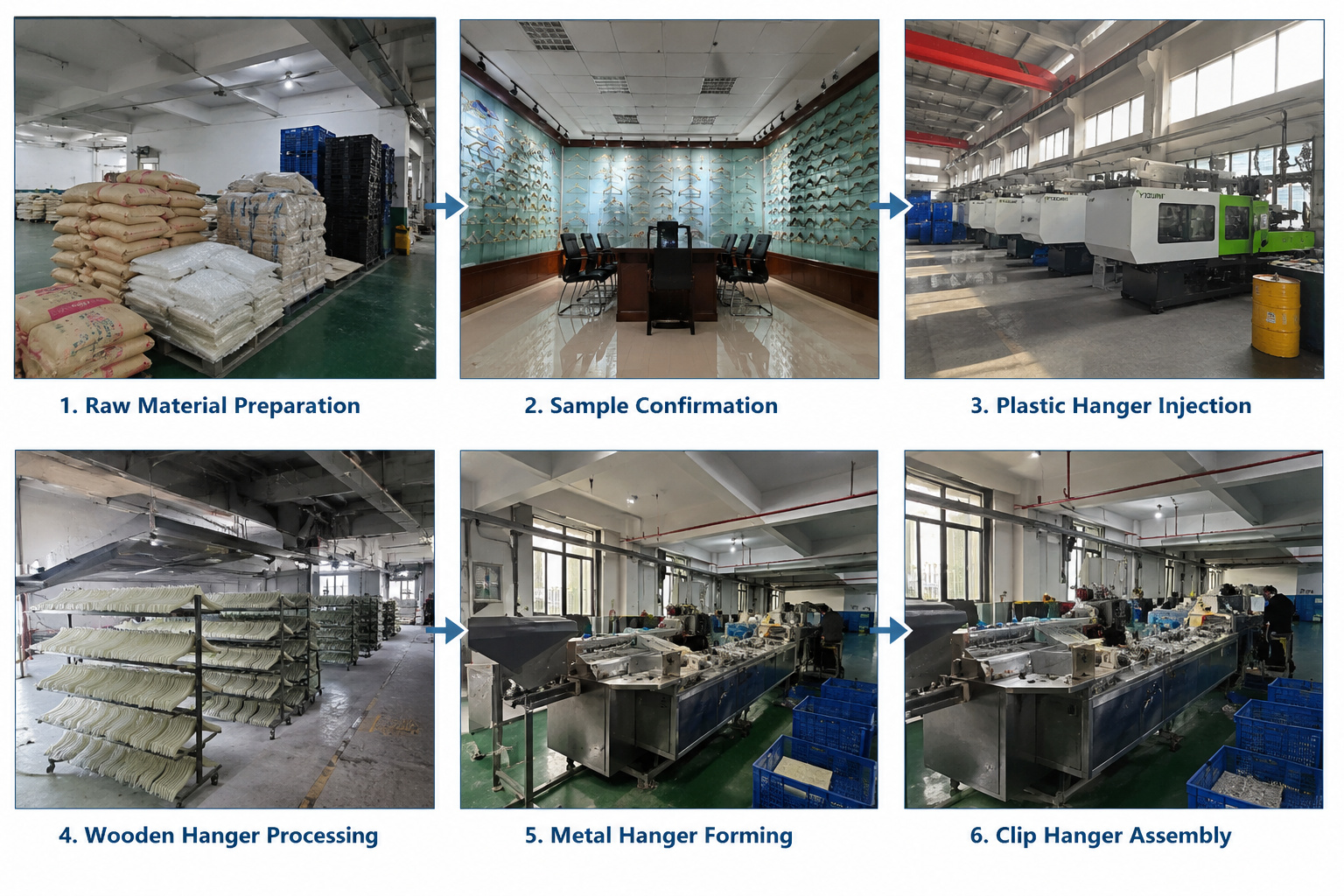 Logo and surface processing for hanger production