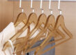 Plastic hangers for bulk retail store supply