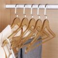 Plastic hangers for bulk retail store supply