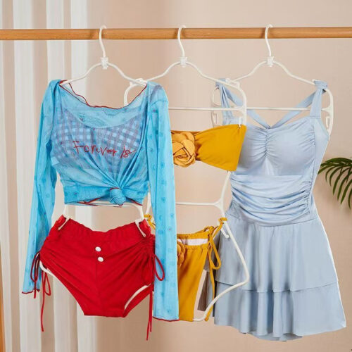 Small plastic hangers for swimsuits and underwear