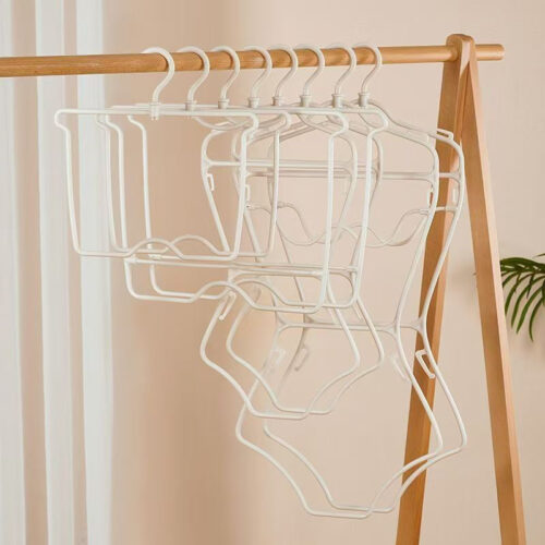 Swimwear hanger clip detail for retail orders